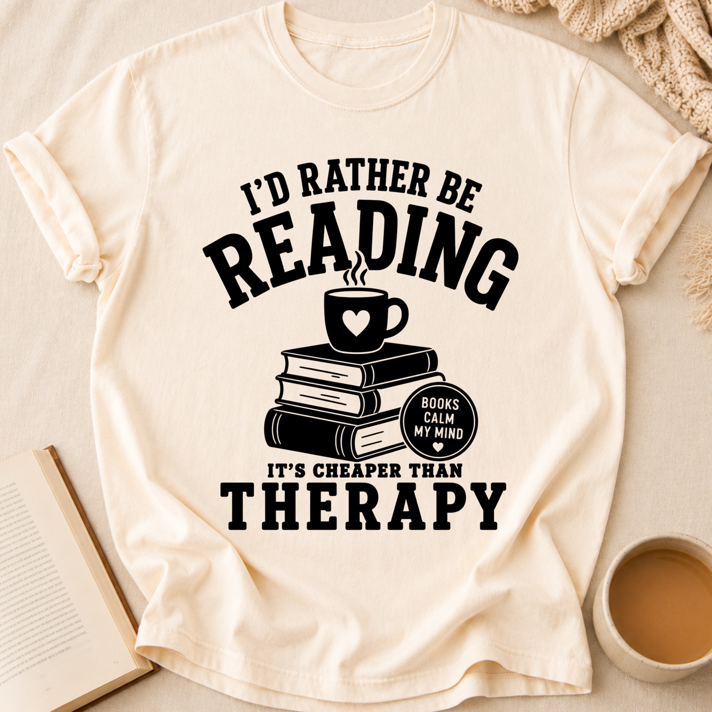 Rather Be Reading T-Shirt
