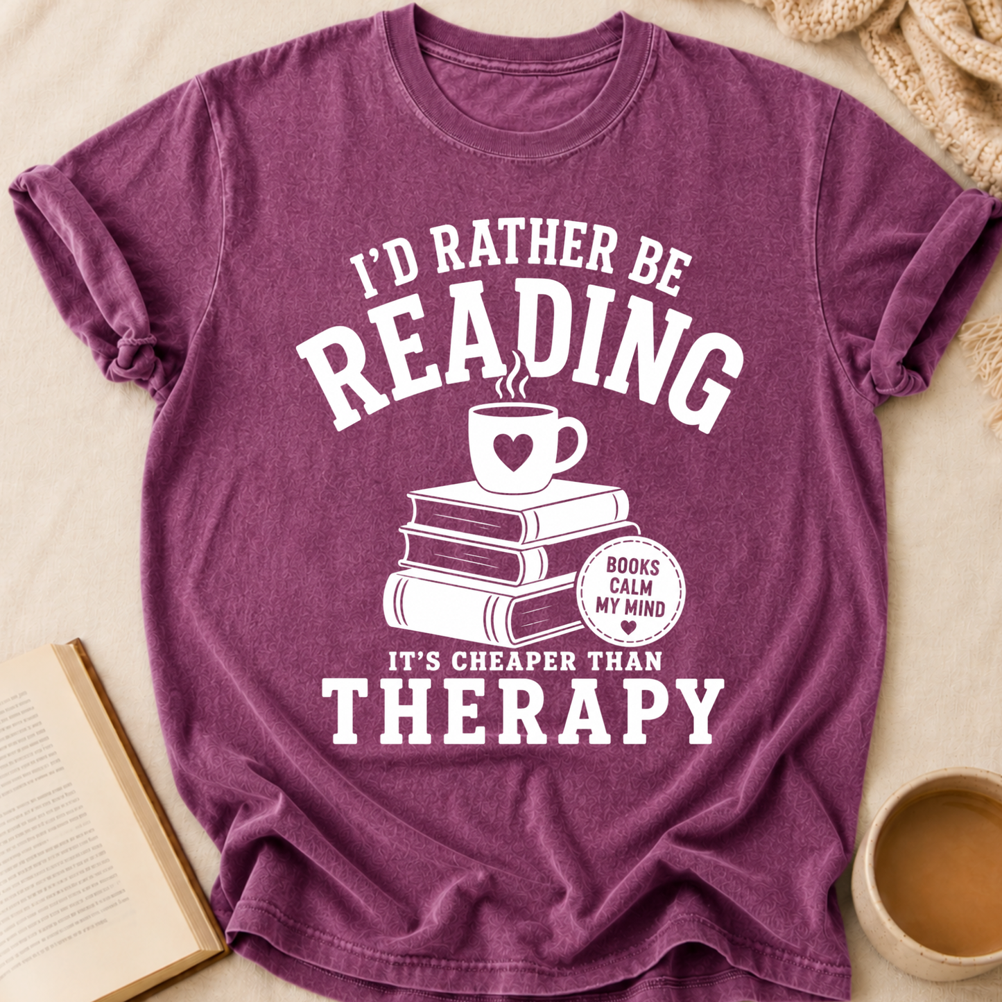 Rather Be Reading T-Shirt