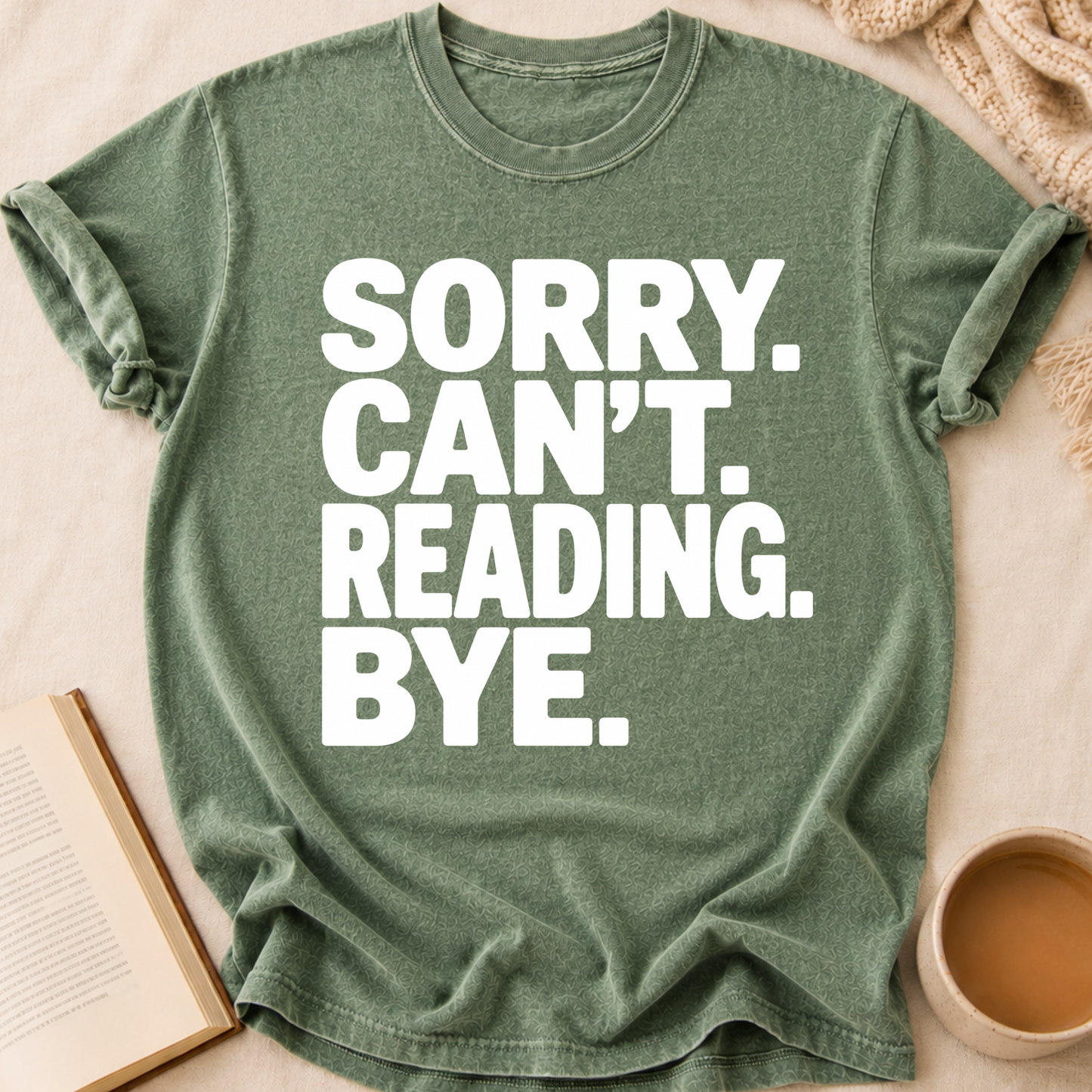 Sorry Can't Reading T-Shirt