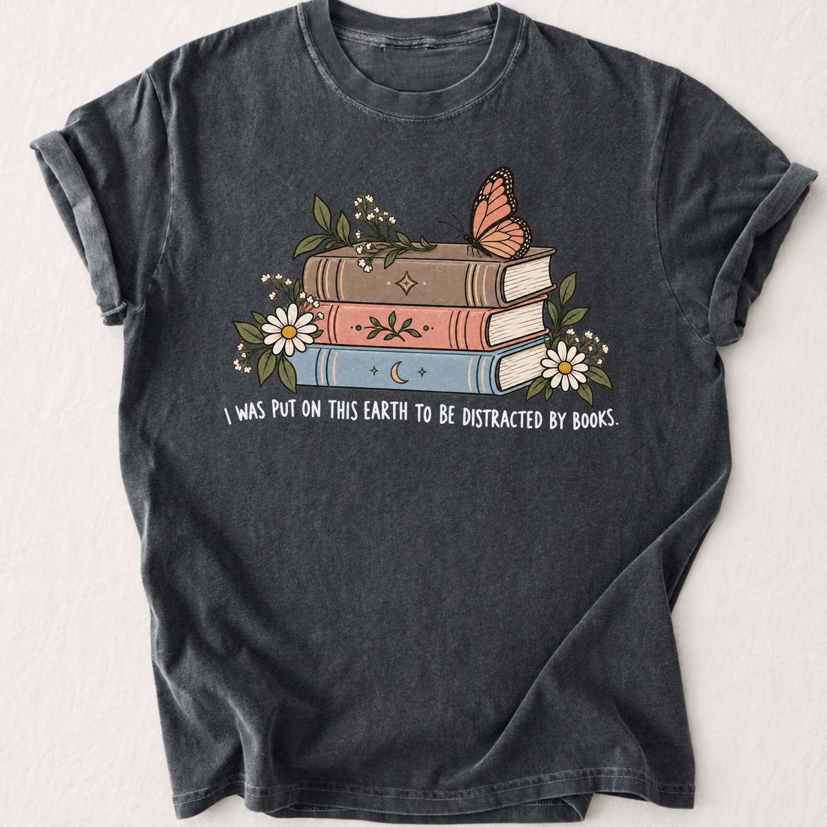 Distracted By Books T-Shirt