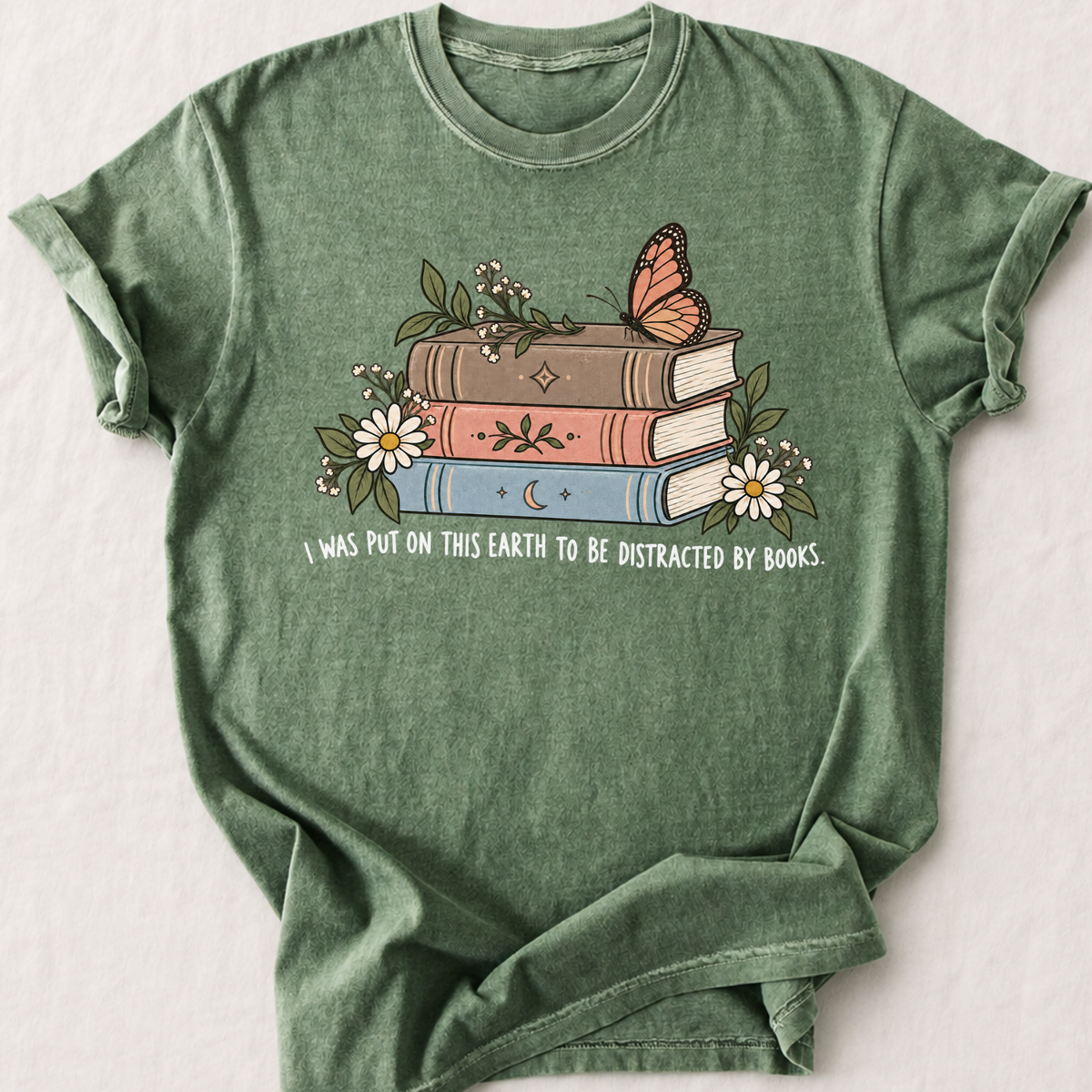 Distracted By Books T-Shirt