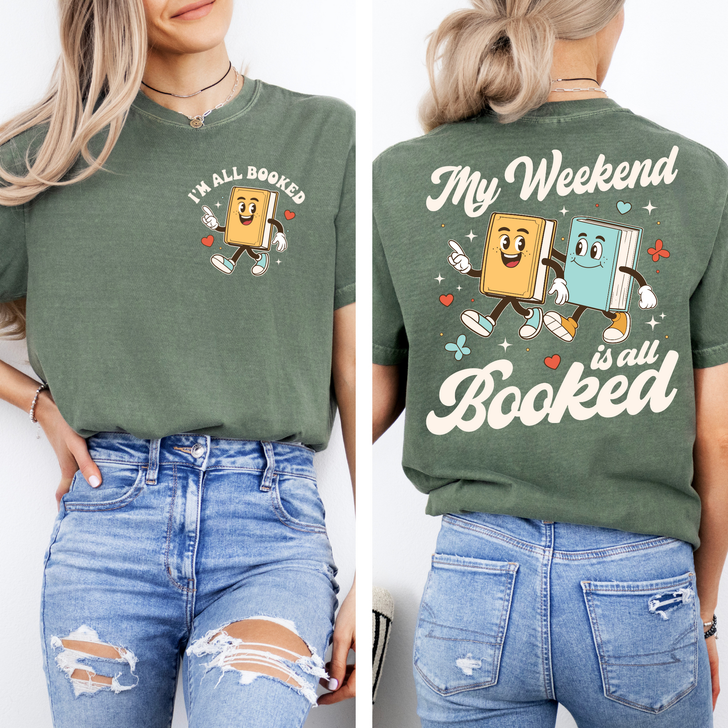 Weekend Is Booked Tee + Free cup