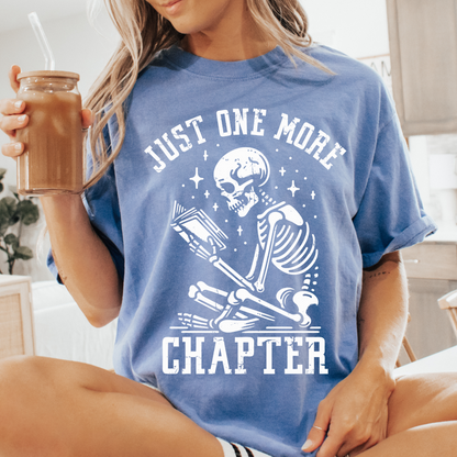 Skeleton one more chapter Tee + Free cup - Sayitwithatea