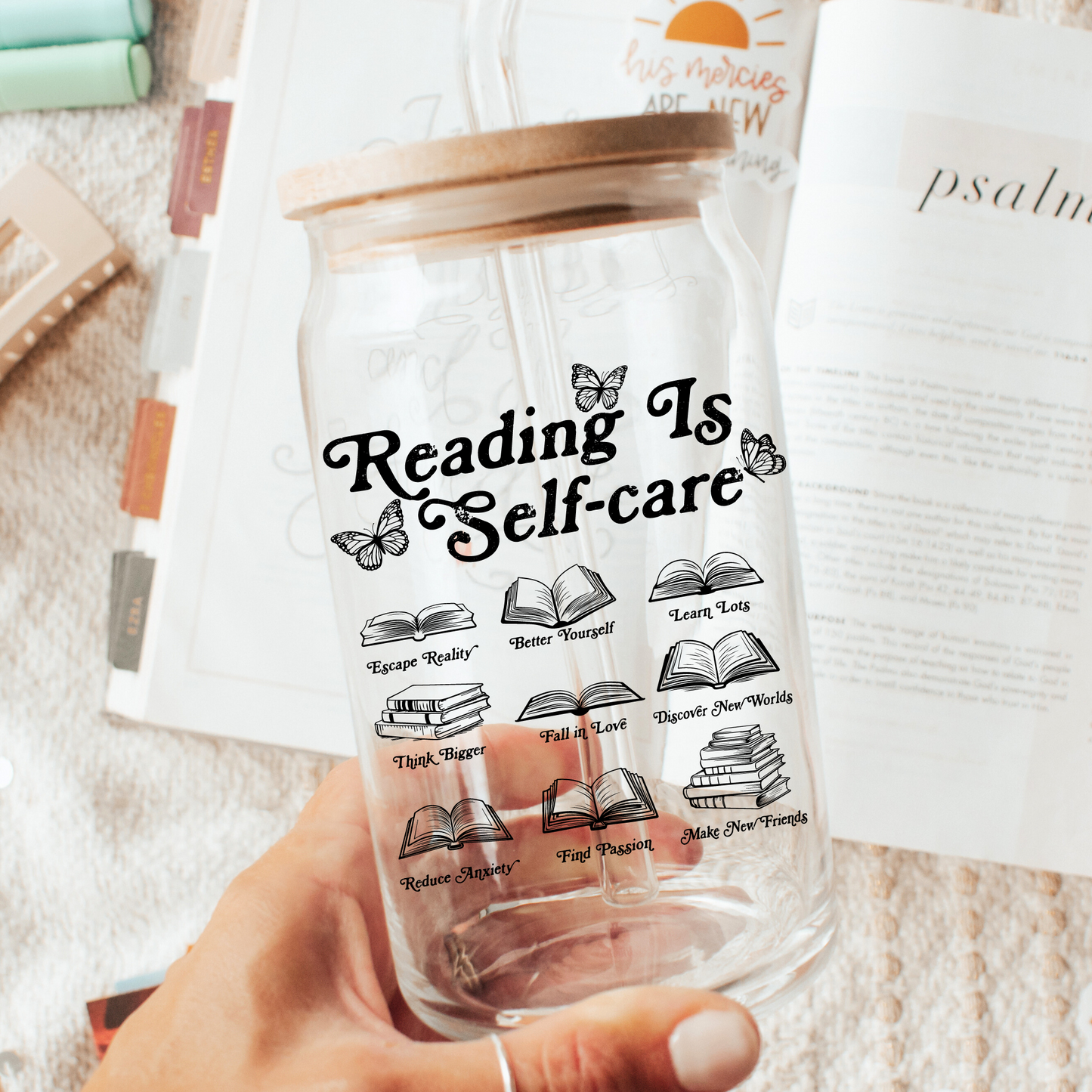 Reading Is Self-Care Tee + Free Cup