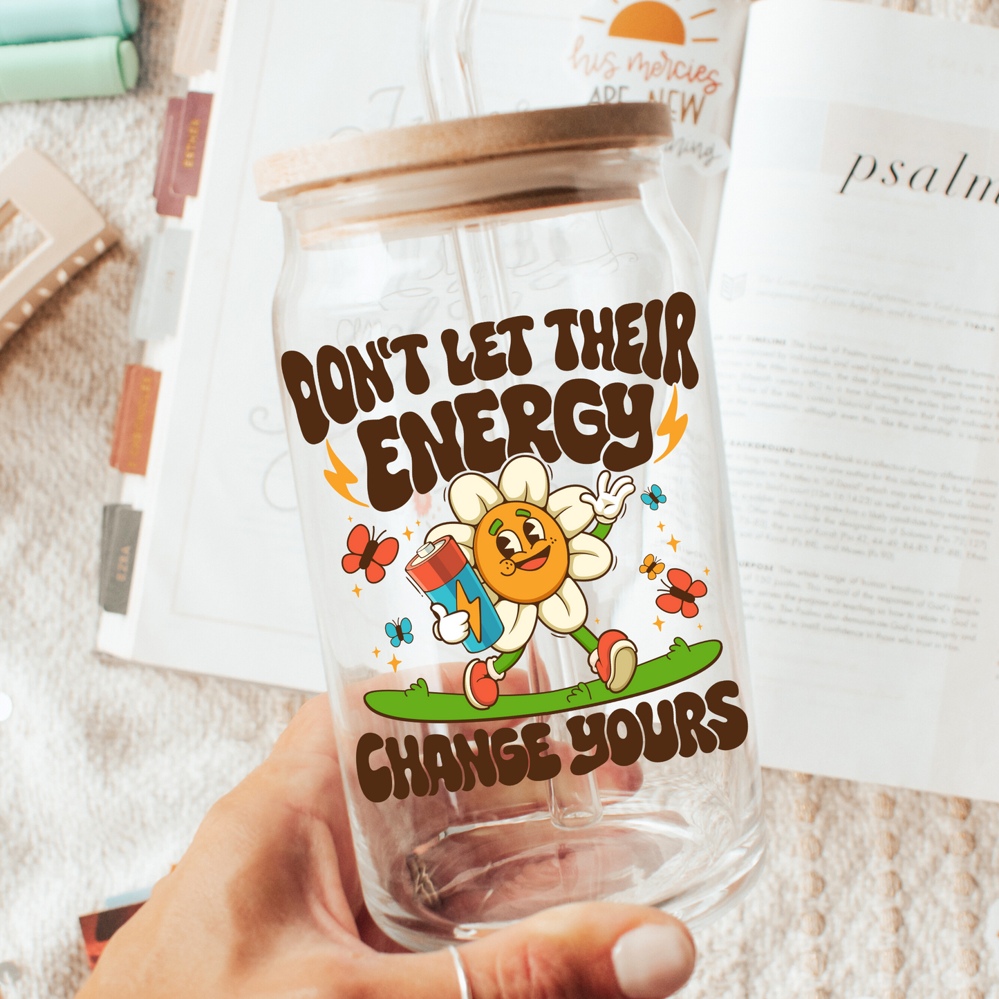 Don't Let Their Energy Tee + Free Cup