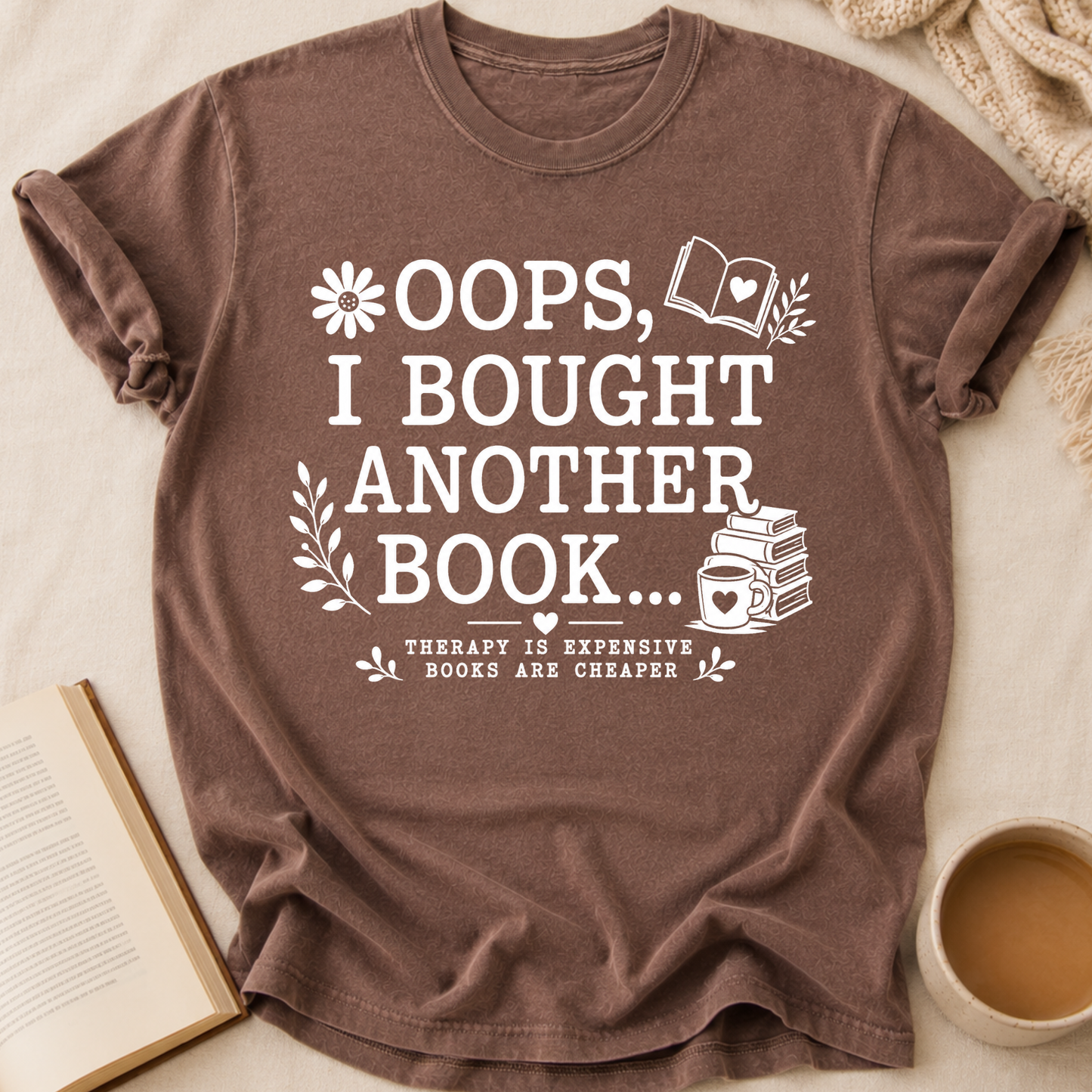 Oops I Bought A Book T-Shirt
