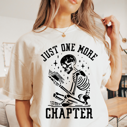 Skeleton one more chapter Tee + Free cup - Sayitwithatea