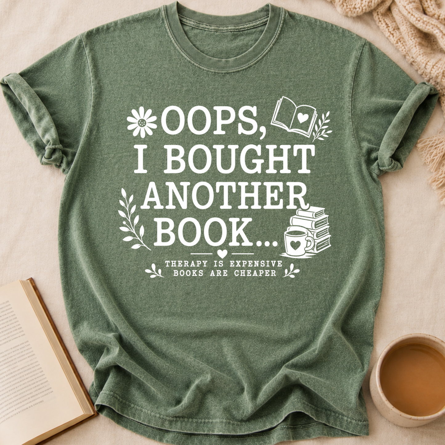 Oops I Bought A Book T-Shirt