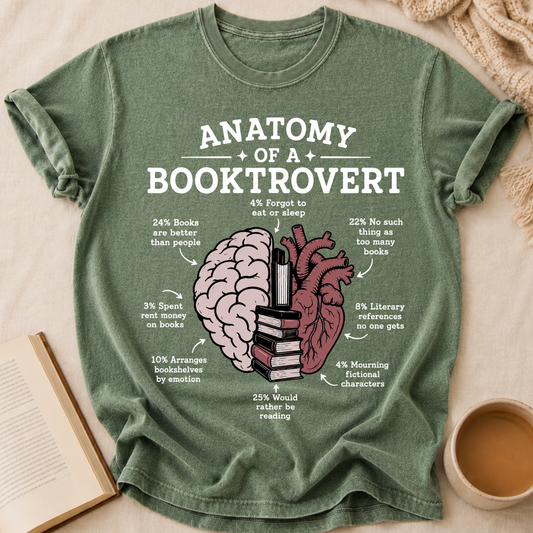 Anatomy Of Booktrovert T-Shirt