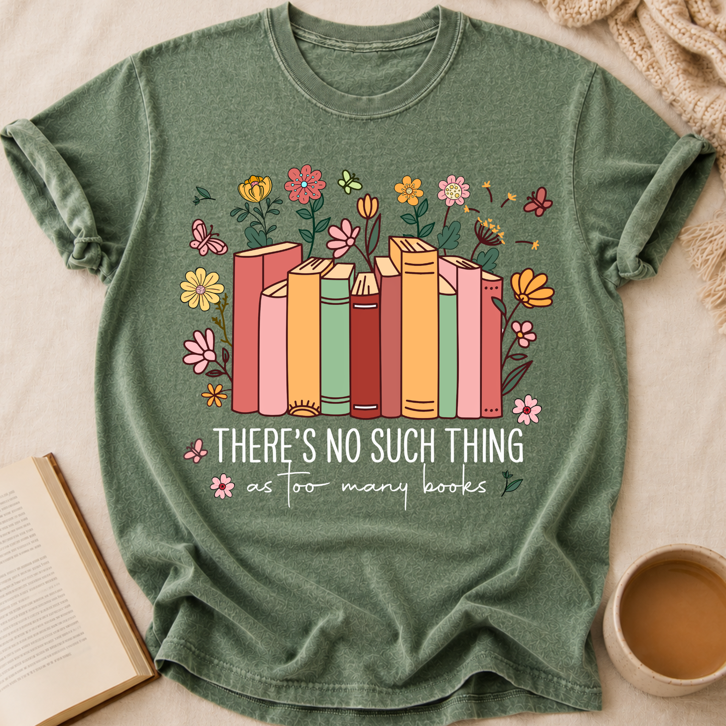 Too Many Books T-Shirt
