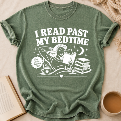 I Read Past Bedtime T-Shirt