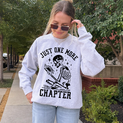 Just One More Chapter Sweatshirt + Free Cup - Sayitwithatea