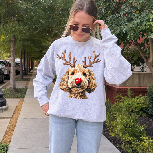 Goldendoodle Sweatshirt + Free Cup