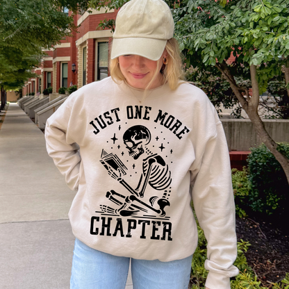 Just One More Chapter Sweatshirt + Free Cup - Sayitwithatea