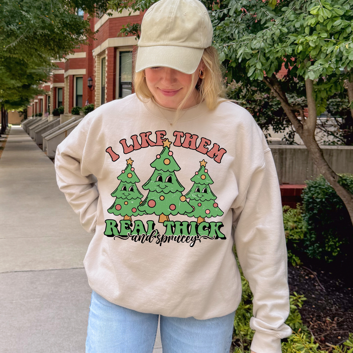 Thick And Sprucey Sweatshirt + Free Cup