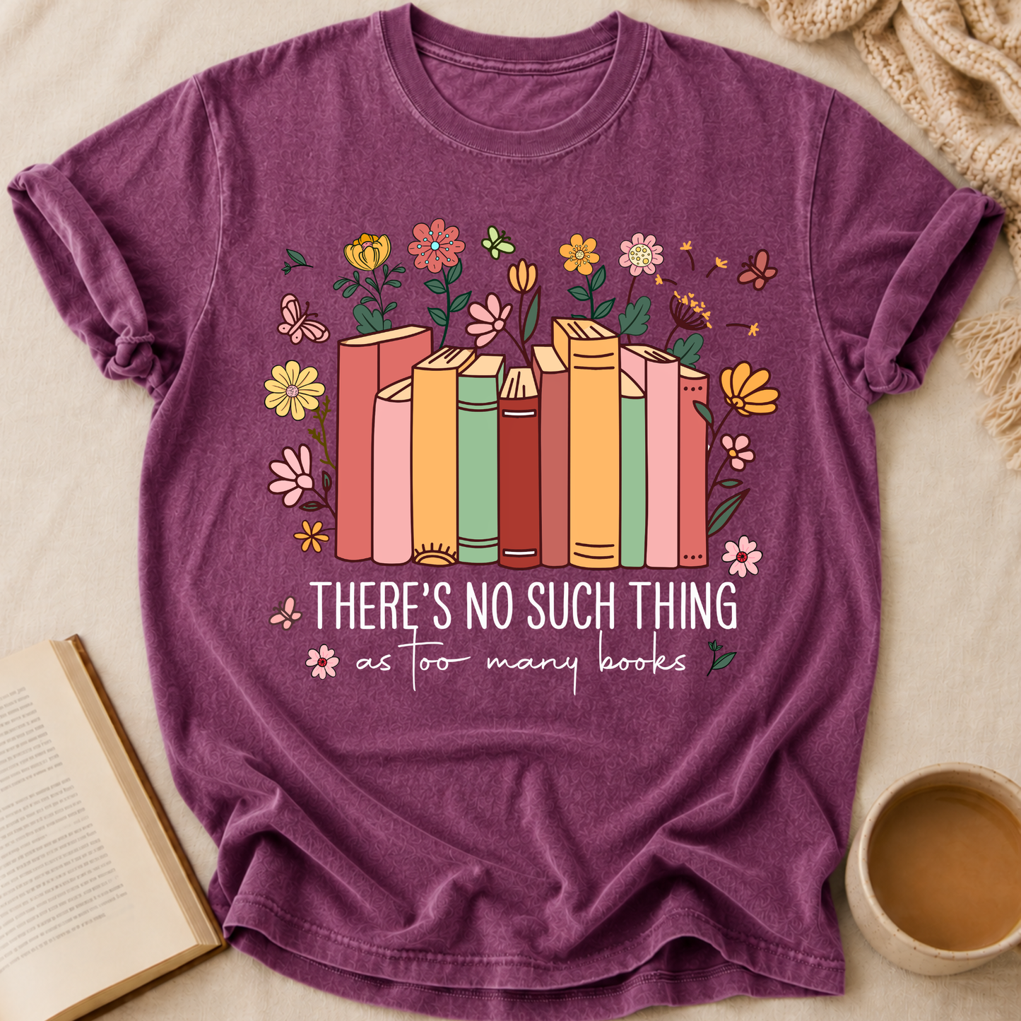 Too Many Books T-Shirt