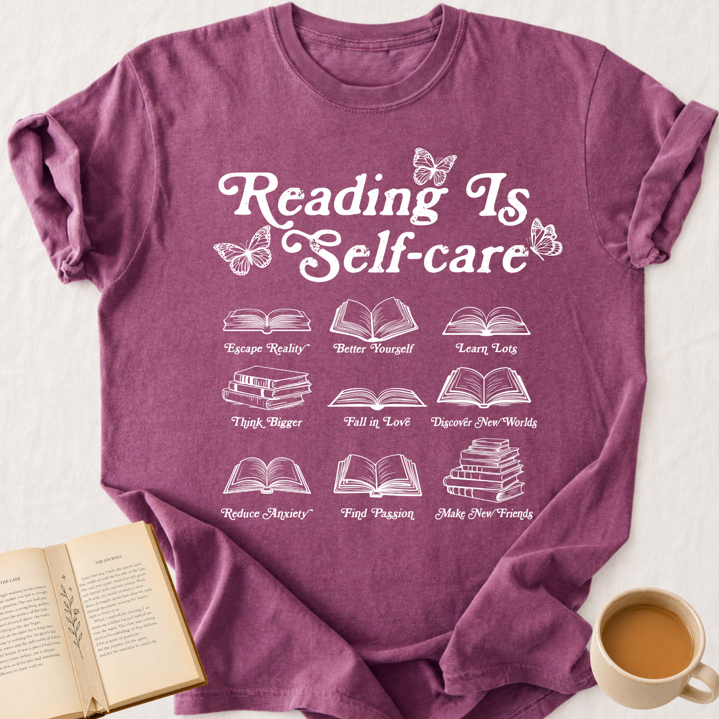 Reading Is Self-Care T-Shirt