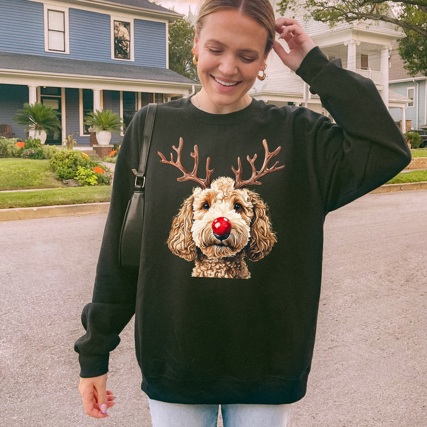 Goldendoodle Sweatshirt + Free Cup
