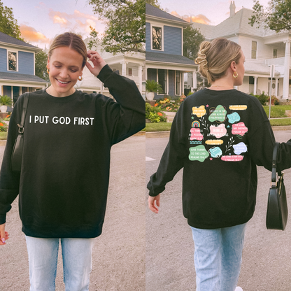 Bible Verses Sweatshirt + Free Cup - Sayitwithatea