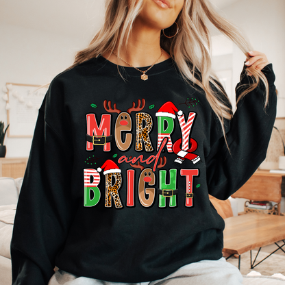 Merry & Bright Sweatshirt + Free Cup - Sayitwithatea