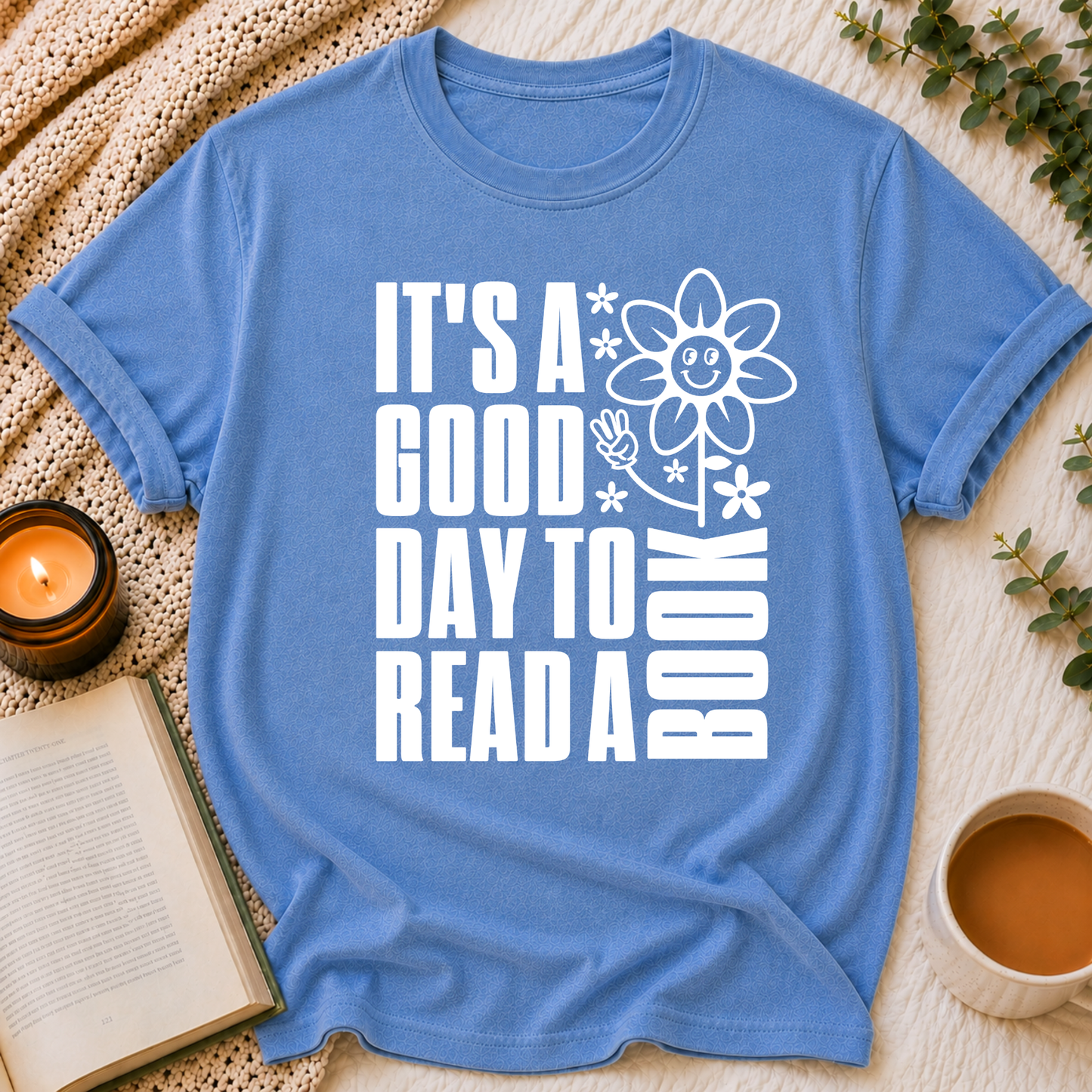 Good Day To Read Books Tee