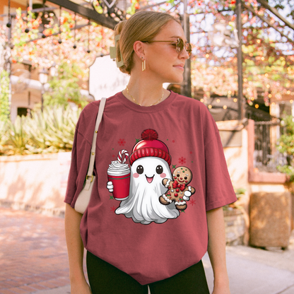 Christmas Ghost Tee + Free Cup - Sayitwithatea