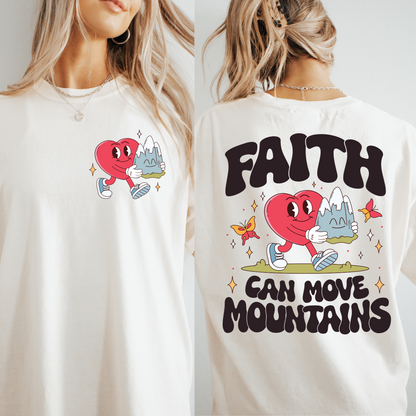 Faith Moves Mountains Tee + Free cup - Sayitwithatea