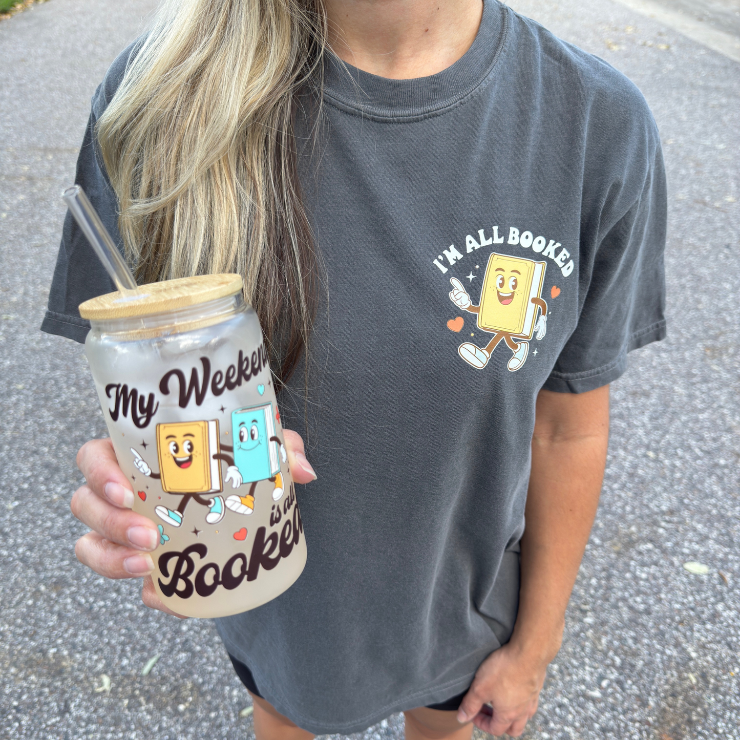 Weekend Is Booked Tee + Free cup