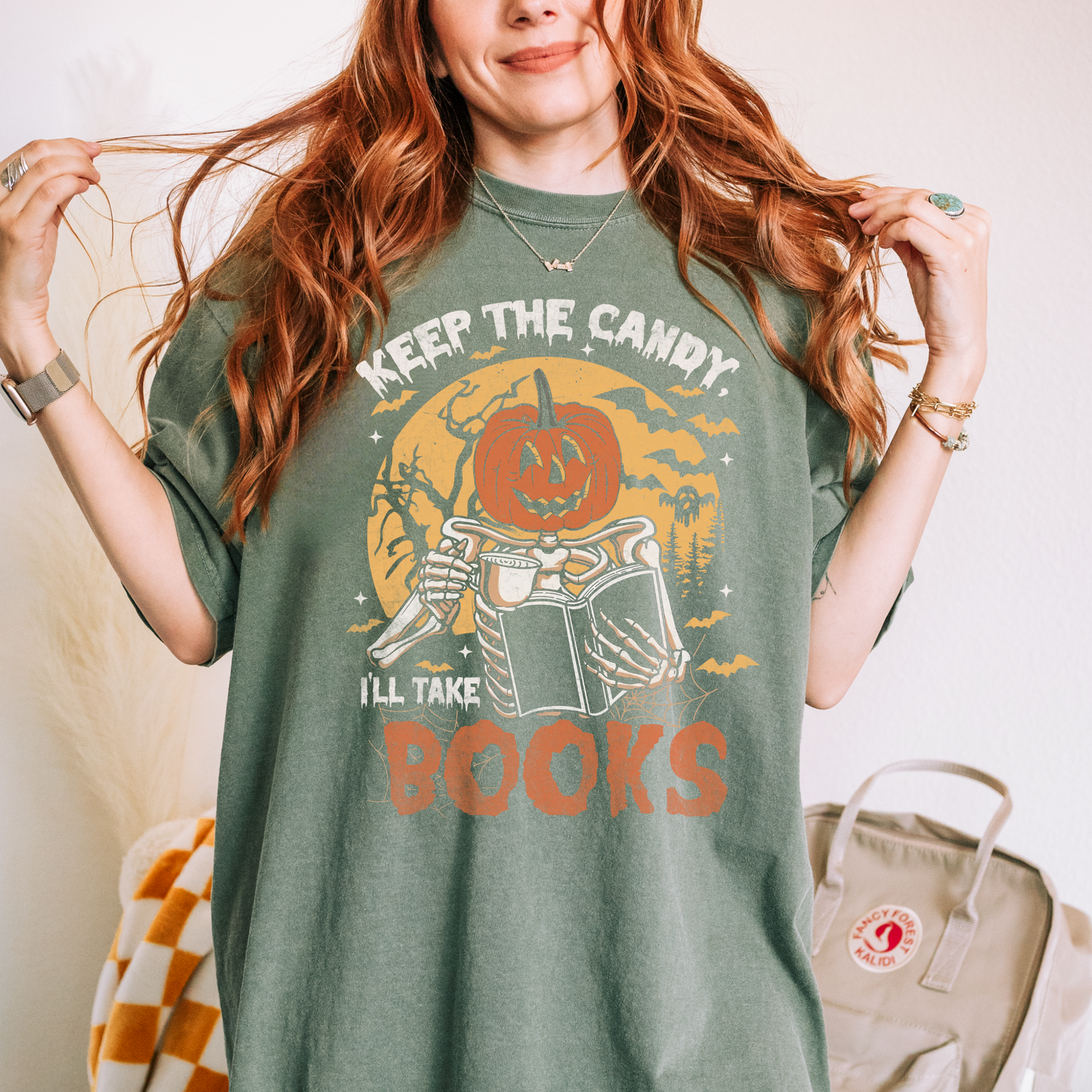 I'll take the books tee