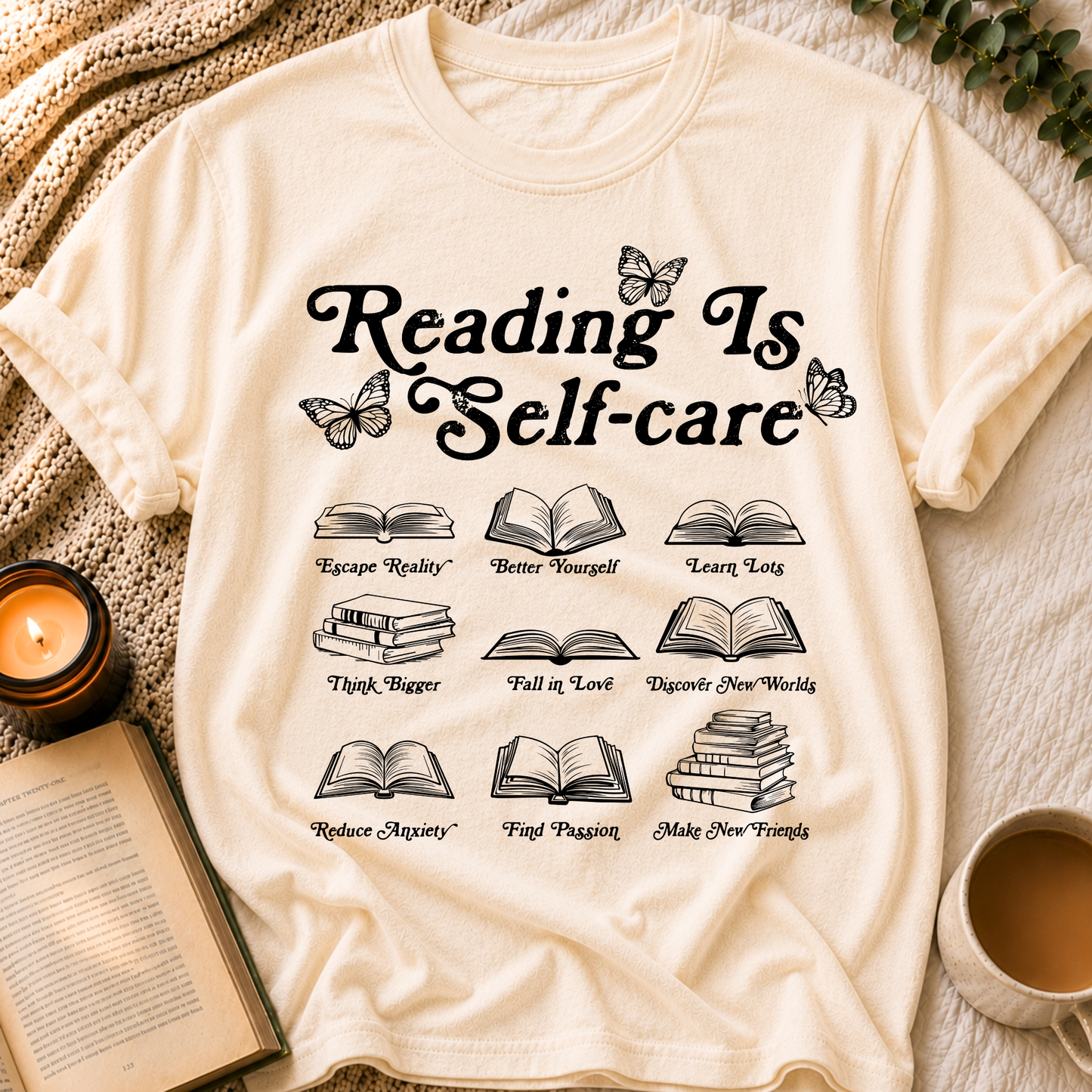 Reading Is Self-Care T-Shirt