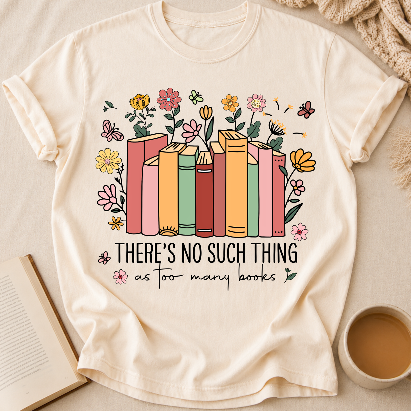 Too Many Books T-Shirt