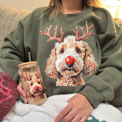 Goldendoodle Sweatshirt + Free Cup