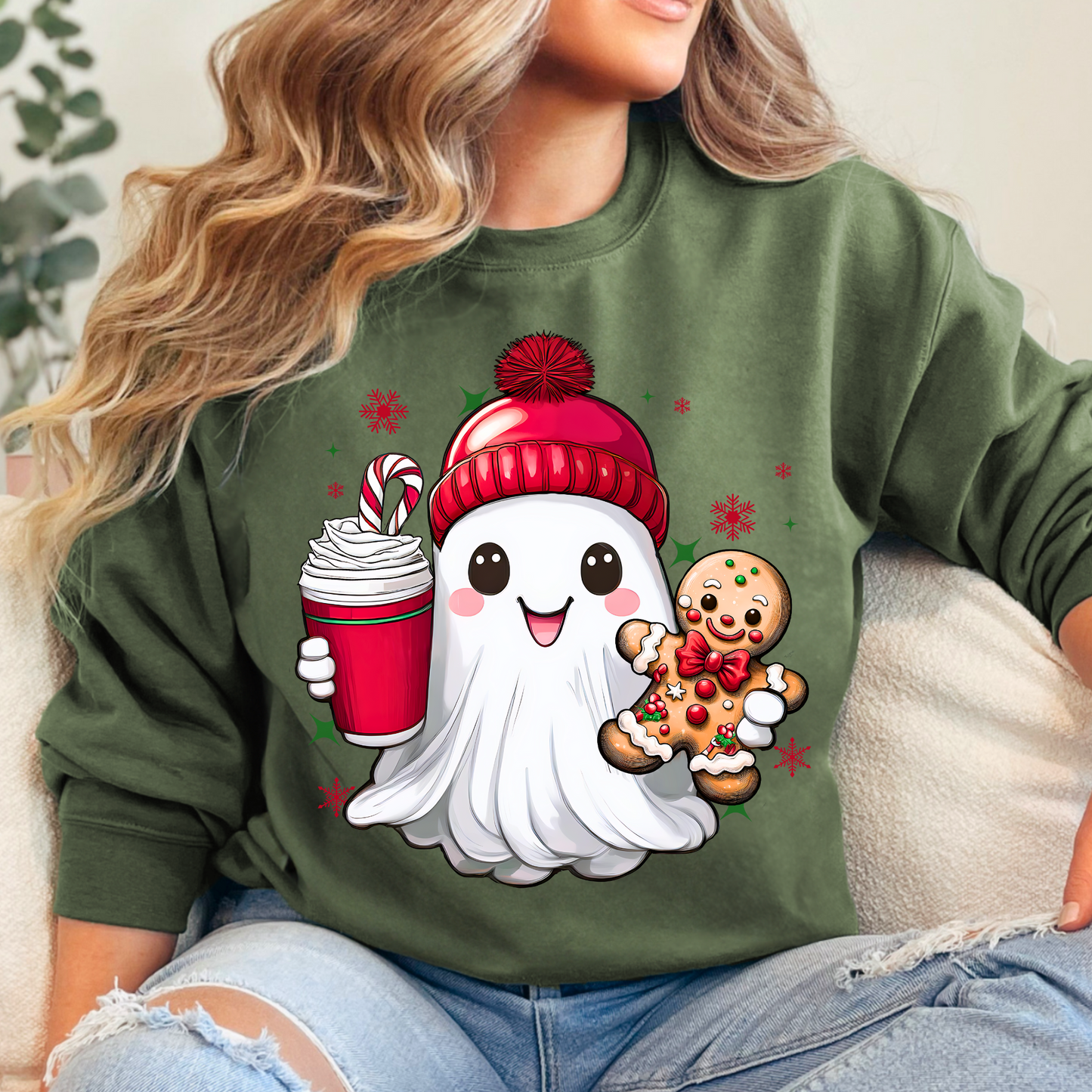 Christmas Ghost + Free Cup