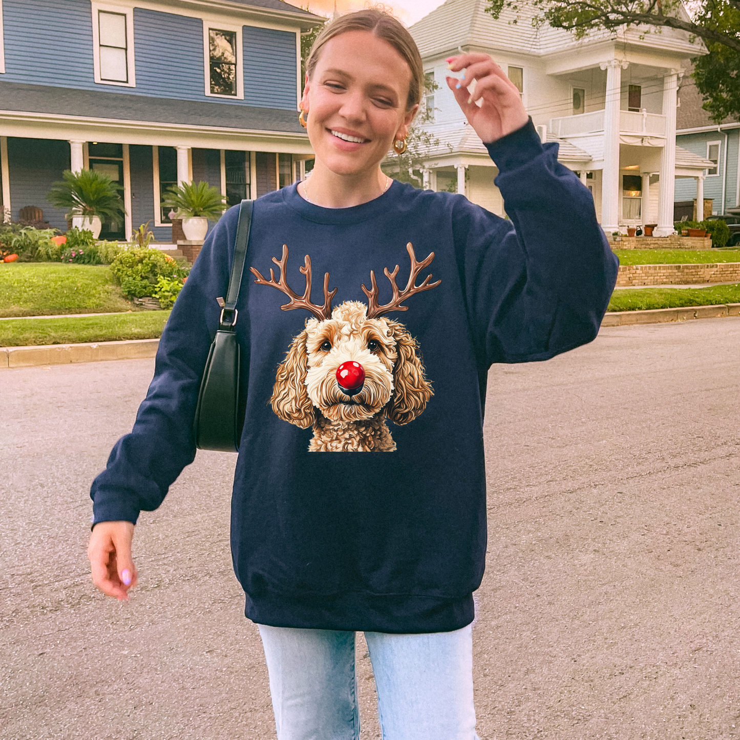 Goldendoodle Sweatshirt + Free Cup