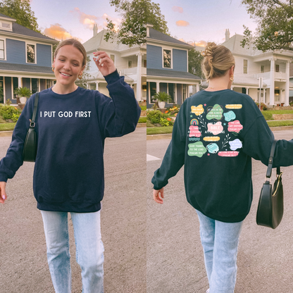 Bible Verses Sweatshirt + Free Cup - Sayitwithatea