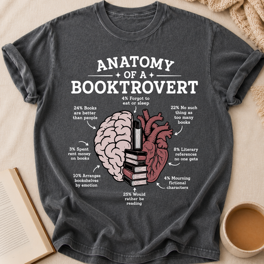 Anatomy Of Booktrovert T-Shirt
