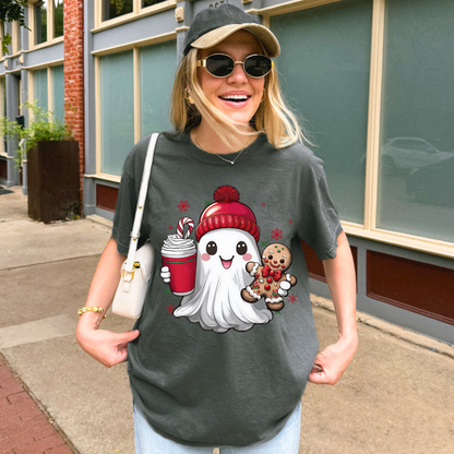 Christmas Ghost Tee + Free Cup - Sayitwithatea