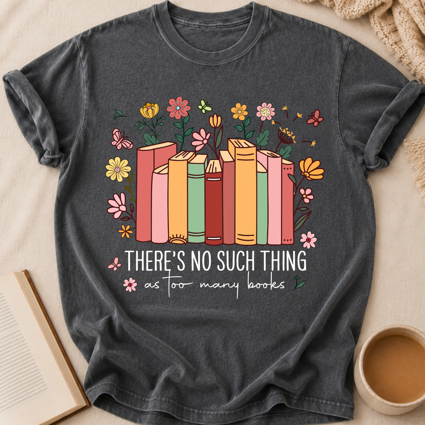 Too Many Books T-Shirt
