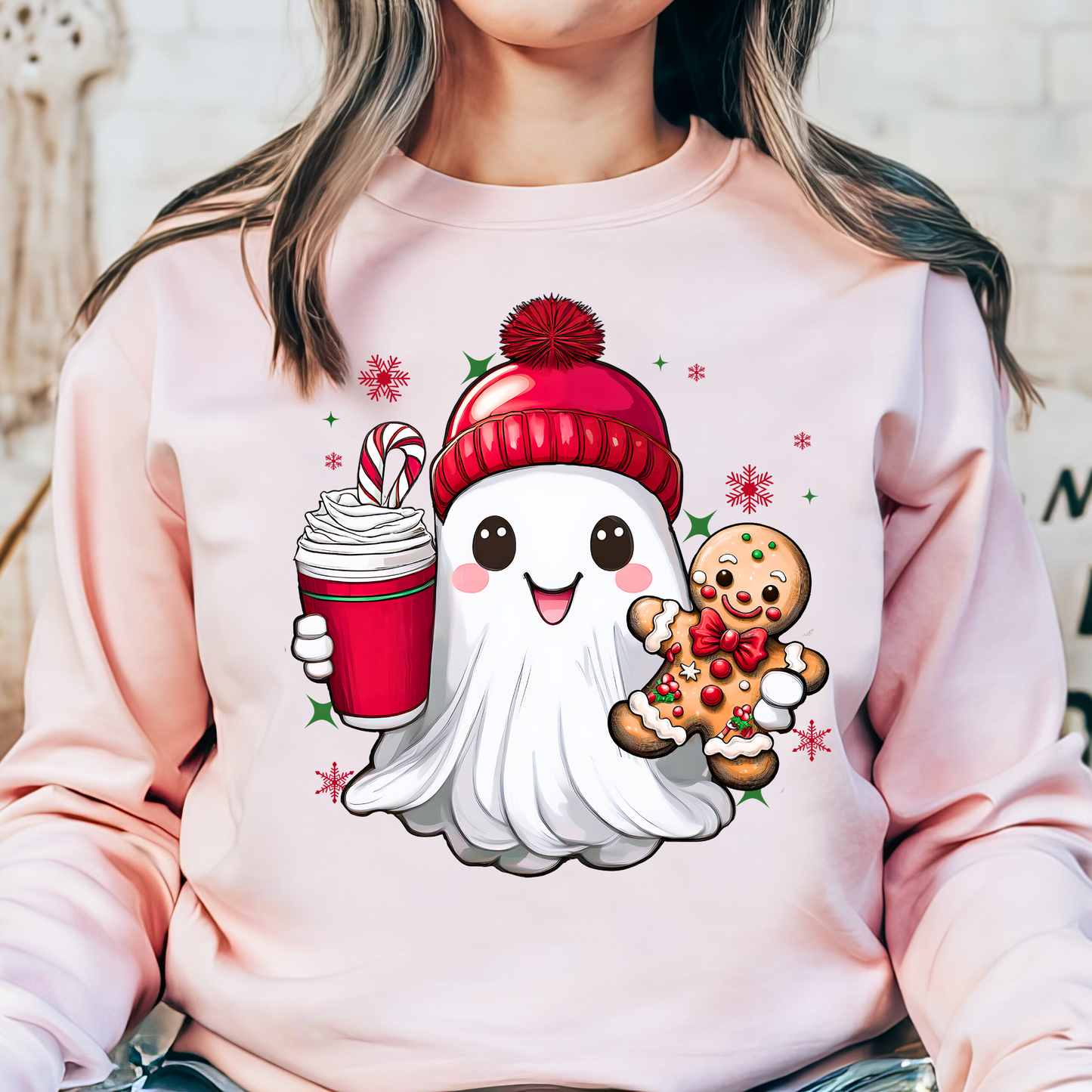 Christmas Ghost + Free Cup