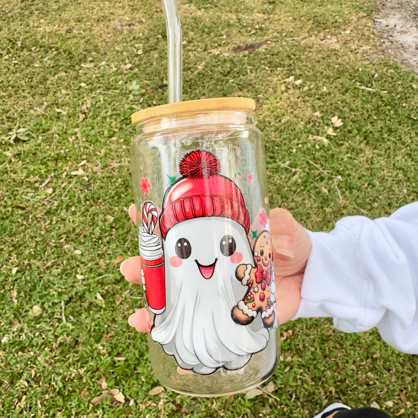 Christmas Ghost + Free Cup